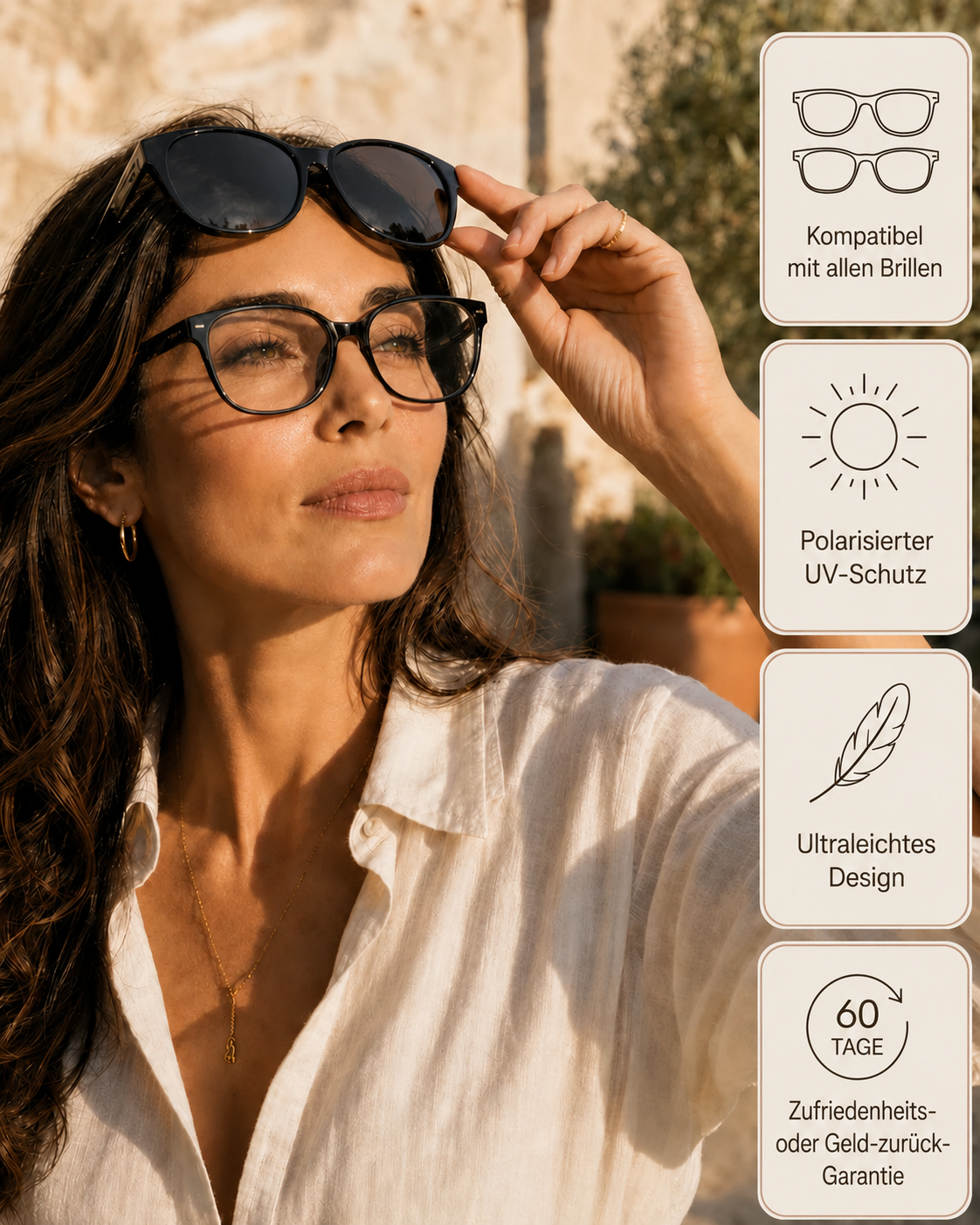 Hyralia SoleVista™ — Polarisierte Sonnenbrille zum Überziehen